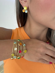 MULTICOLOR CUFF BRACELET