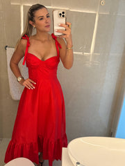 RED DREAMY DRESS
