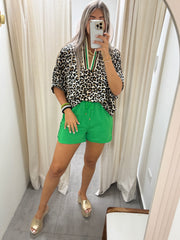 KELLY GREEN SHORTS