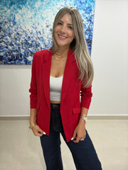 RED TAILORED BLAZER