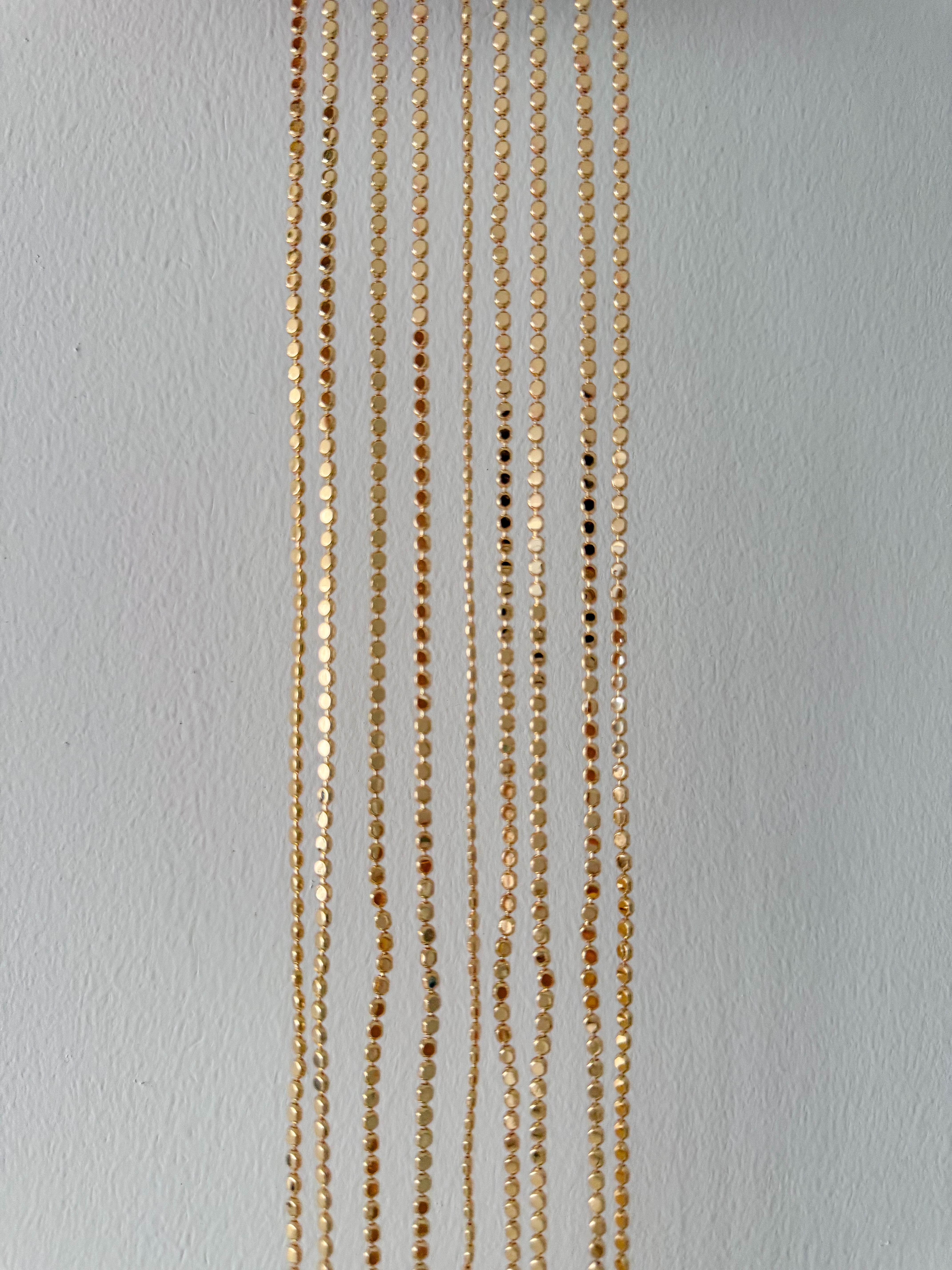 DISC CHAIN NECKLACE