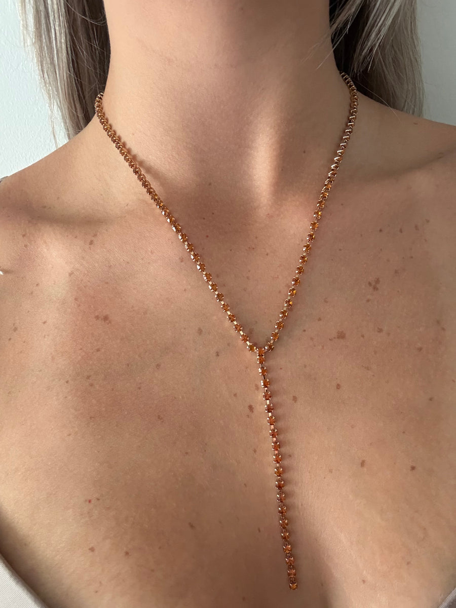 KASSANDRA NECKLACE IN WHISKEY