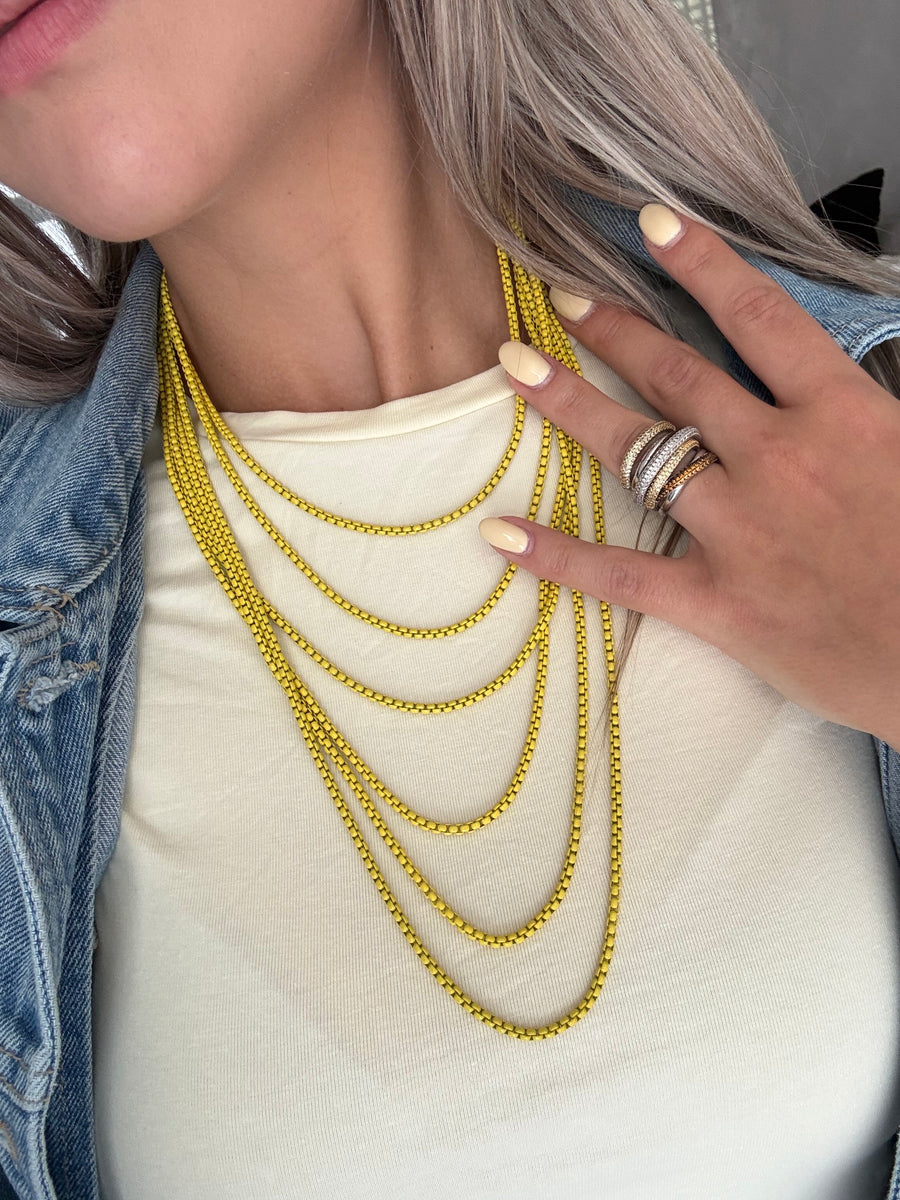 LAYERED SOLID NECKLACES COLLAB