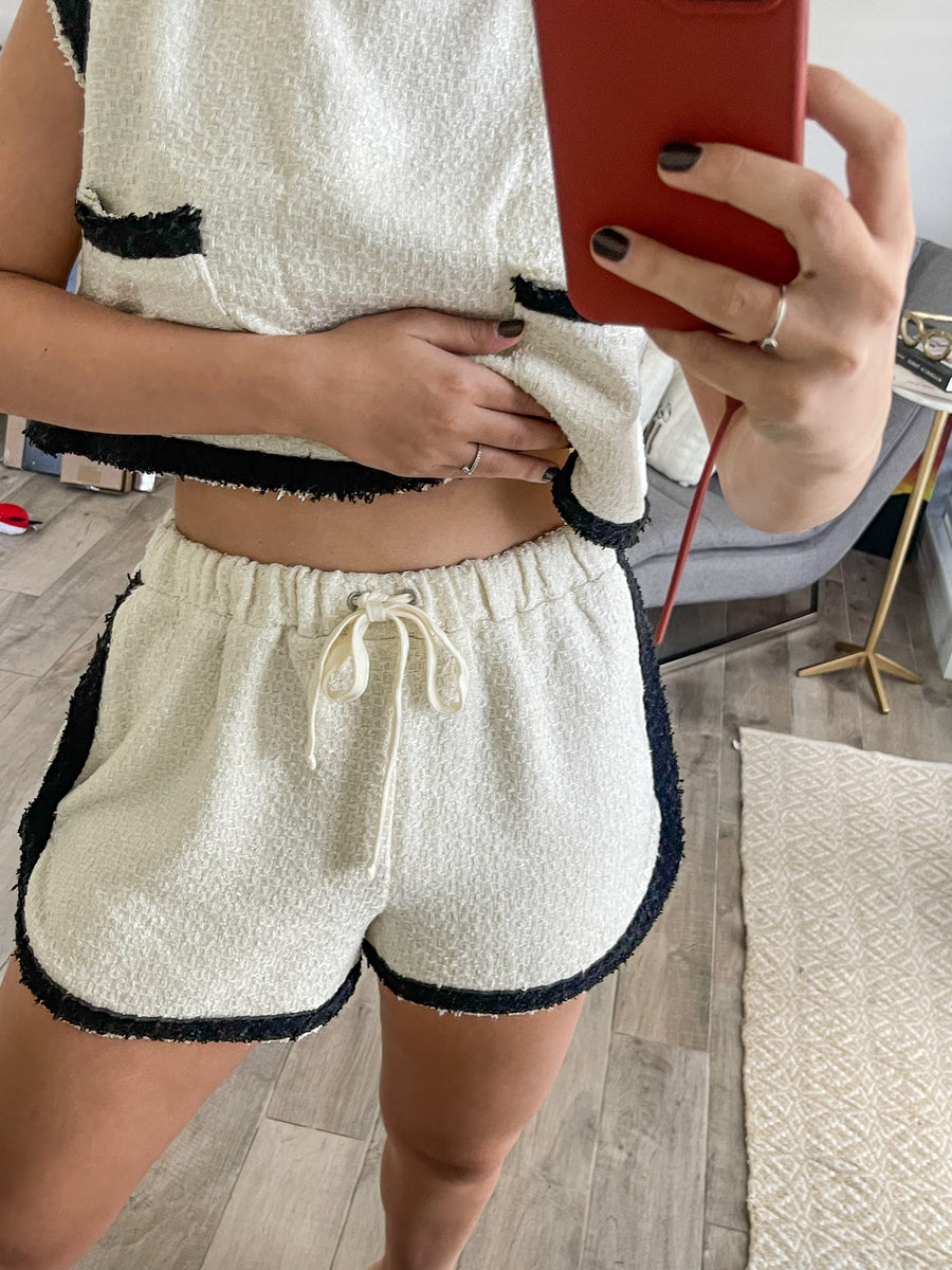 TWEED SHORTS
