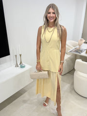 BUTTER YELLOW DRESS