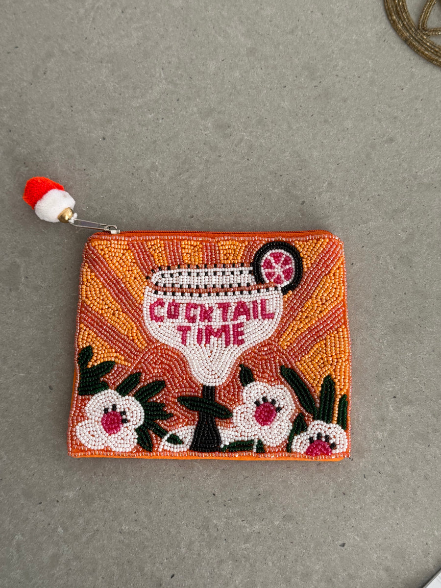 COCKTAIL TIME COIN BAG