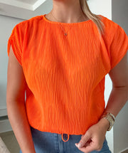 PLISSE BLOUSE