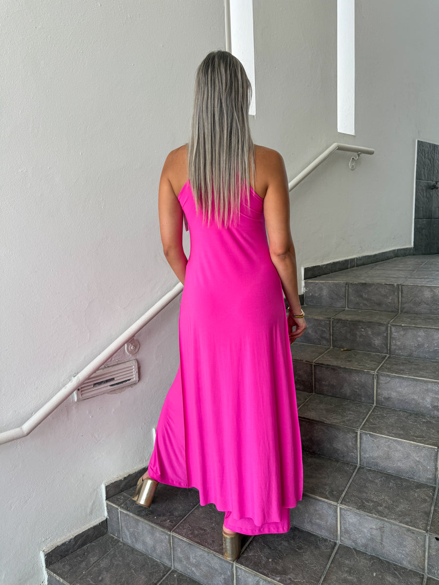 PIA MAGENTA RACERBACK TOP & PANT SET