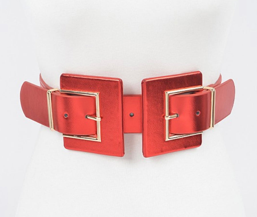 TWO BUCKLE ELASTIC BELT