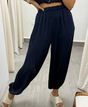 NAVY BALLOON JOGGER