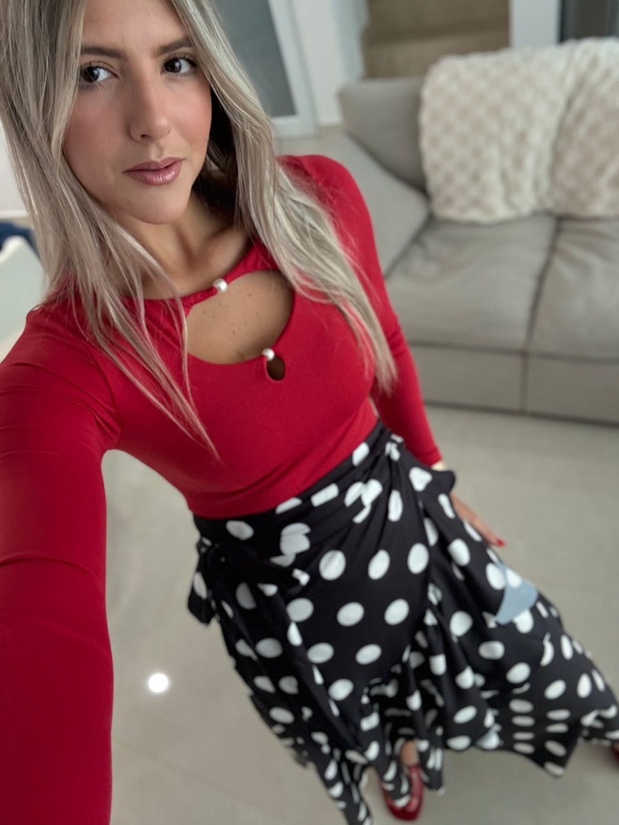 PEARL DETAIL BODYSUIT