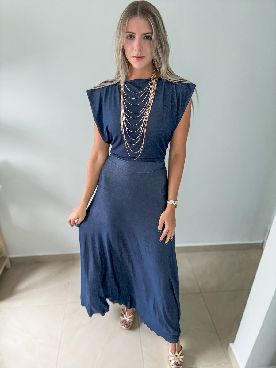PIA DENIM MAXI SKIRT/DRESS