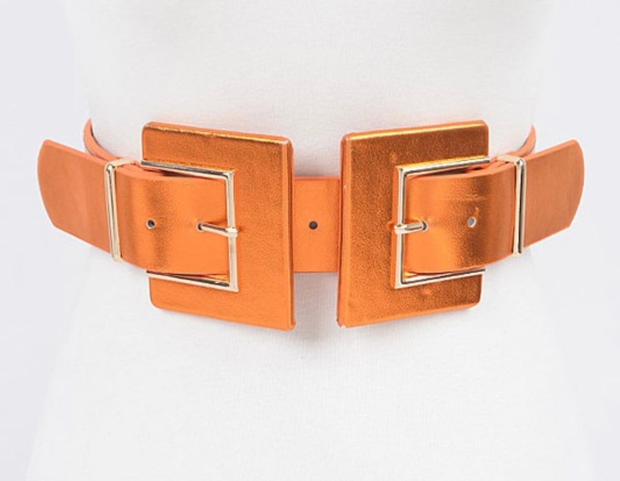 TWO BUCKLE ELASTIC BELT