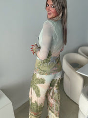 PASTEL PRINTED LONG PANTS