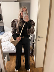BROWN MOTO JACKET