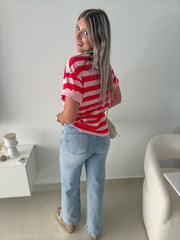 CLUB AMOUR STRIPED TSHIRTS