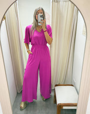 MAGENTA JUMPSUIT