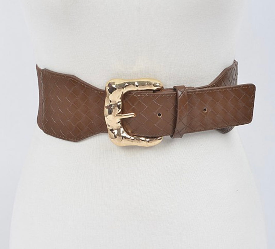 BROWN ONE SIZE BELT