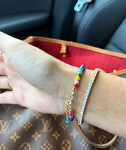 SEMIPRECIOUS MULTICOLOR BRACELET