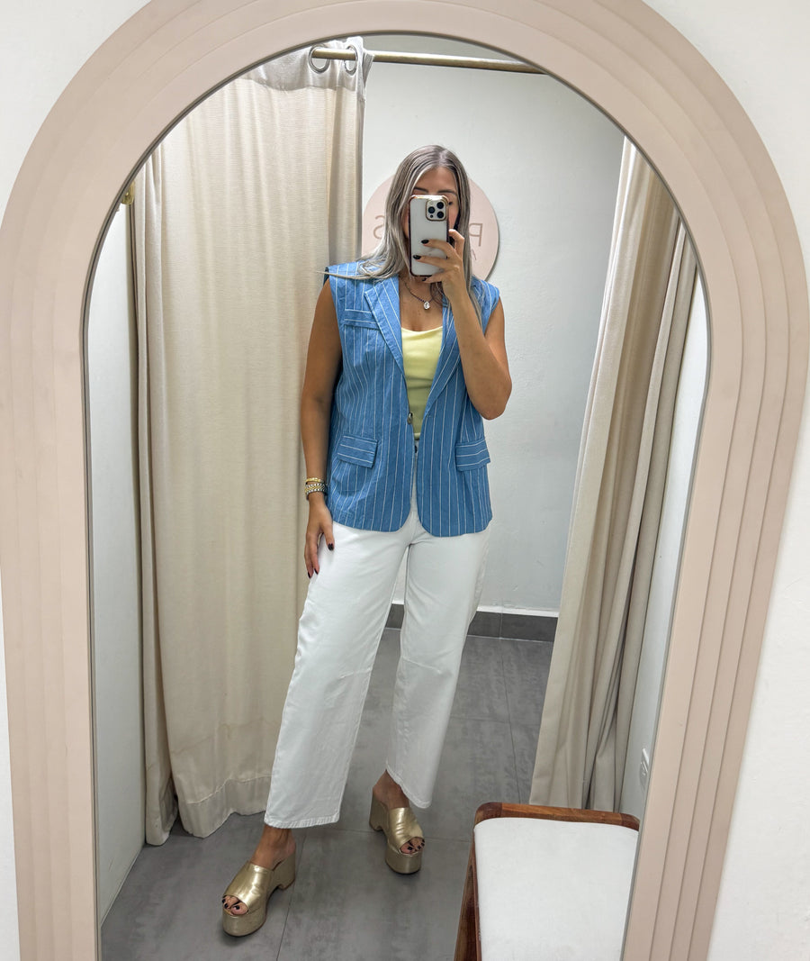 WHITE STRETCHY JEANS