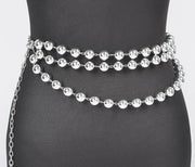 MULTI LAYERED BALL CHAIN BELT