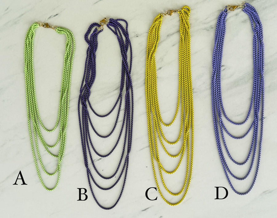 LAYERED SOLID NECKLACES COLLAB