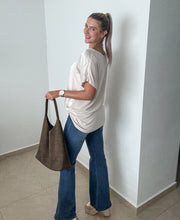 CHAMPAGNE SILKY BLOUSE