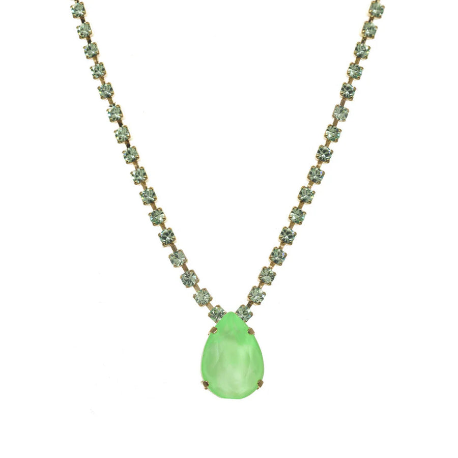 NEON GREEN MILLI NECKLACE