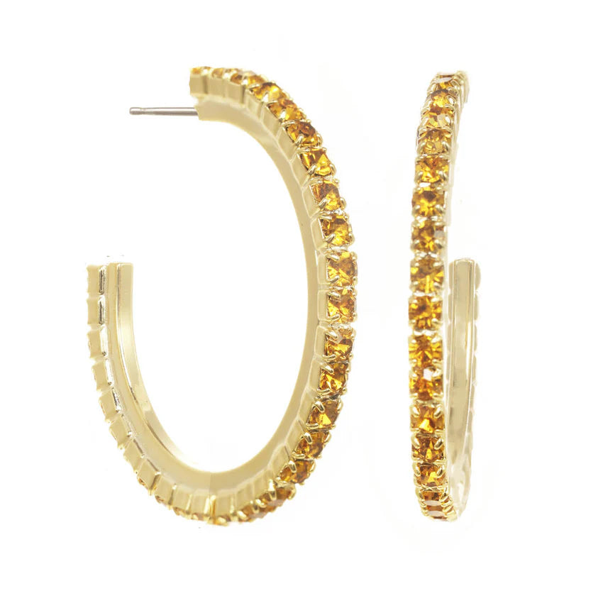 SLIM HOOP EARRINGS
