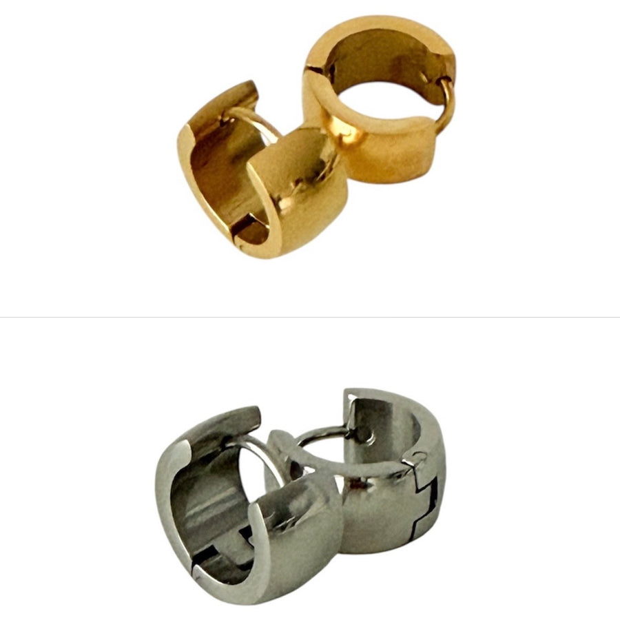 SOLID HUGGIE EARRINGS