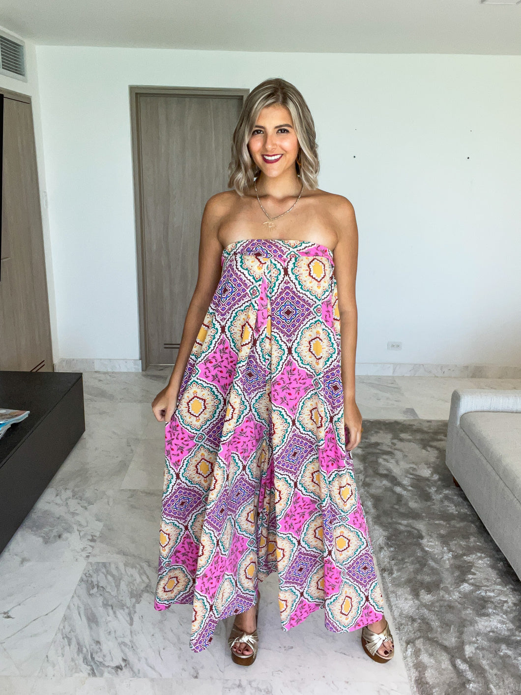 TUBE TIE BACK JUMPSUIT