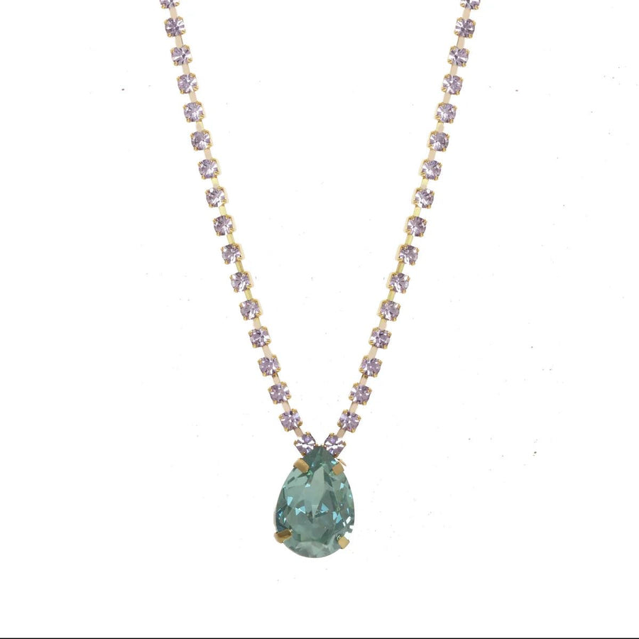 MILLI NECKLACE IN LILAC/AQUA