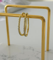 ZIRCONIA CLIP-ON HOOPS