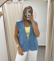 STRIPED VEST BLAZERS