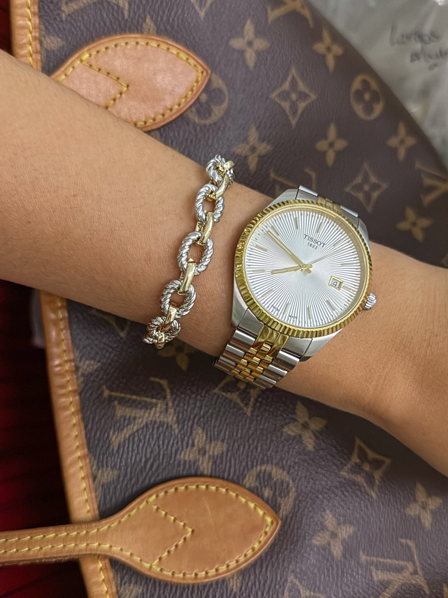 TWO TONE MAGNETIC BRACELET