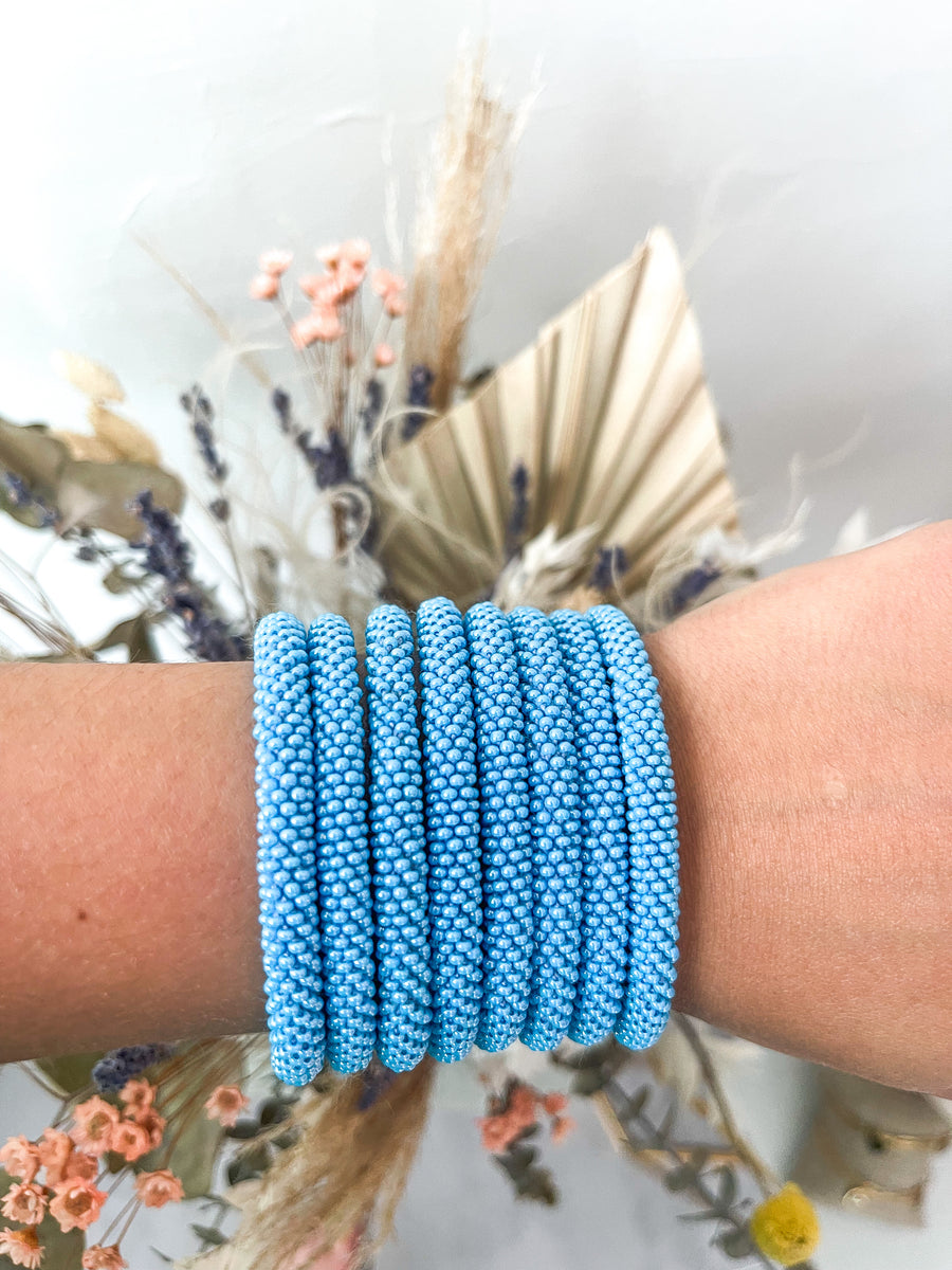 BLUE GLOSSY ORIGINAL ROLL-ON BRACELET