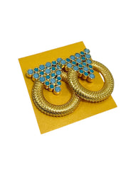 TRIANGLE ZIRCONIA EARRING