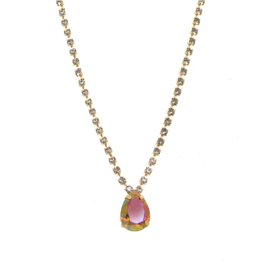 PEACH/MINT MILLI NECKLACE