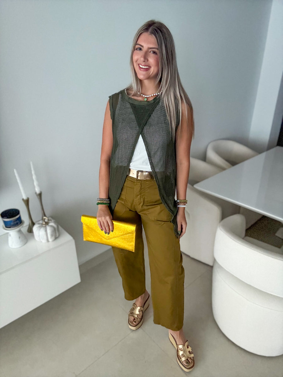 FALL COLOR BARREL PANTS