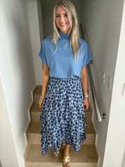 POLKA DOT RUFFLE SKIRT