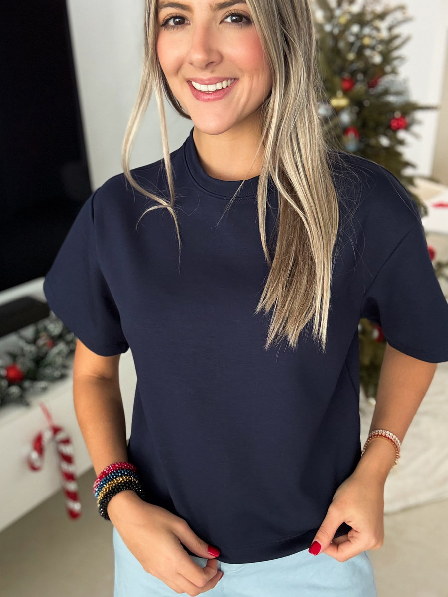 NAVY SHORT SLEEVE TEE