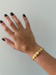 SAINTS GOLD BANGLE