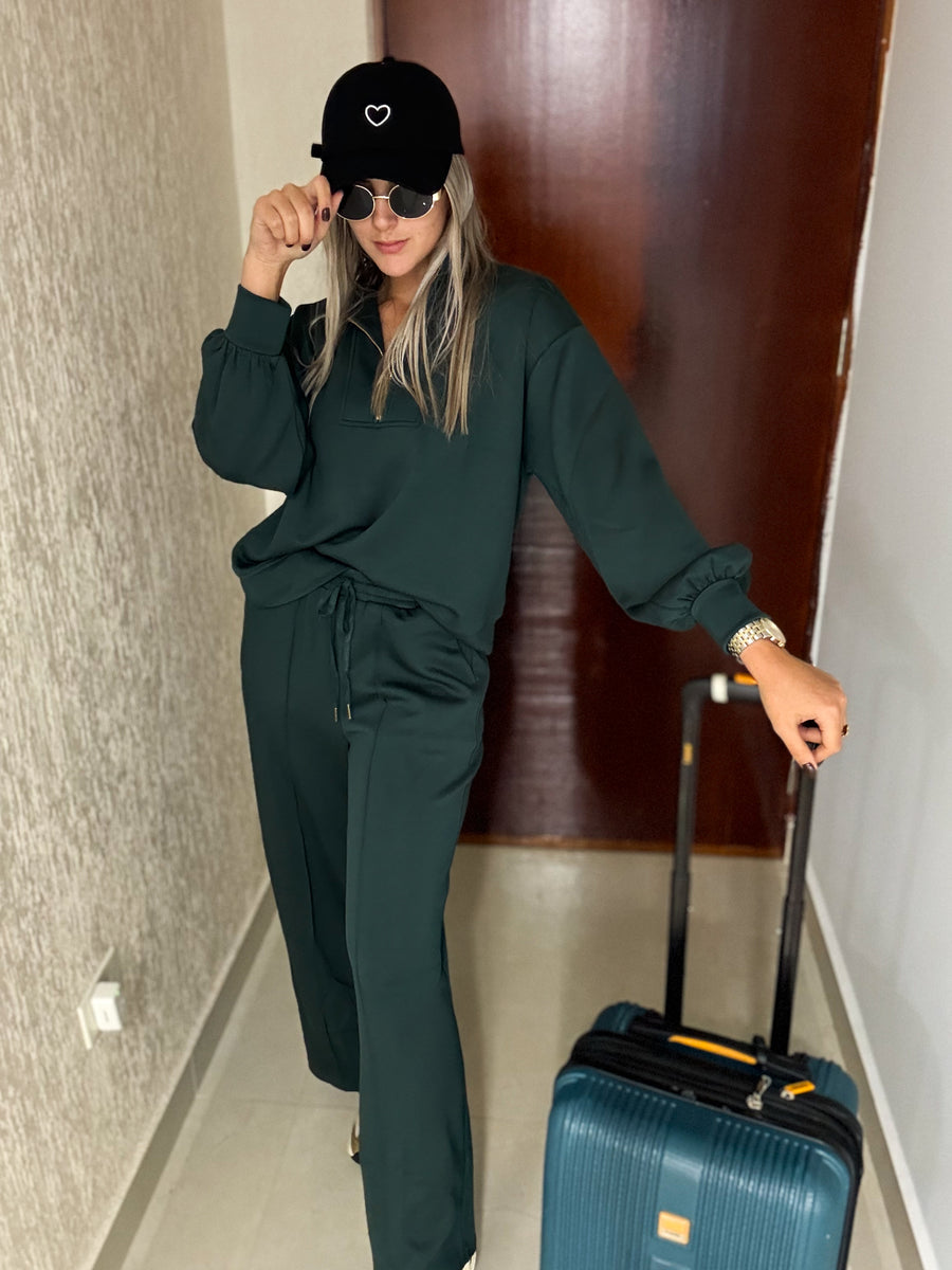 FOREST GREEN TRAVEL SET