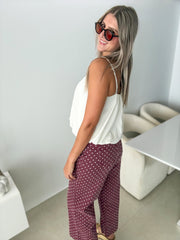 IVORY BUBBLE TANK BLOUSE
