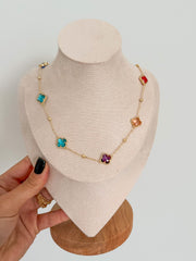 CLOVER MULTICOLOR NECKLACE