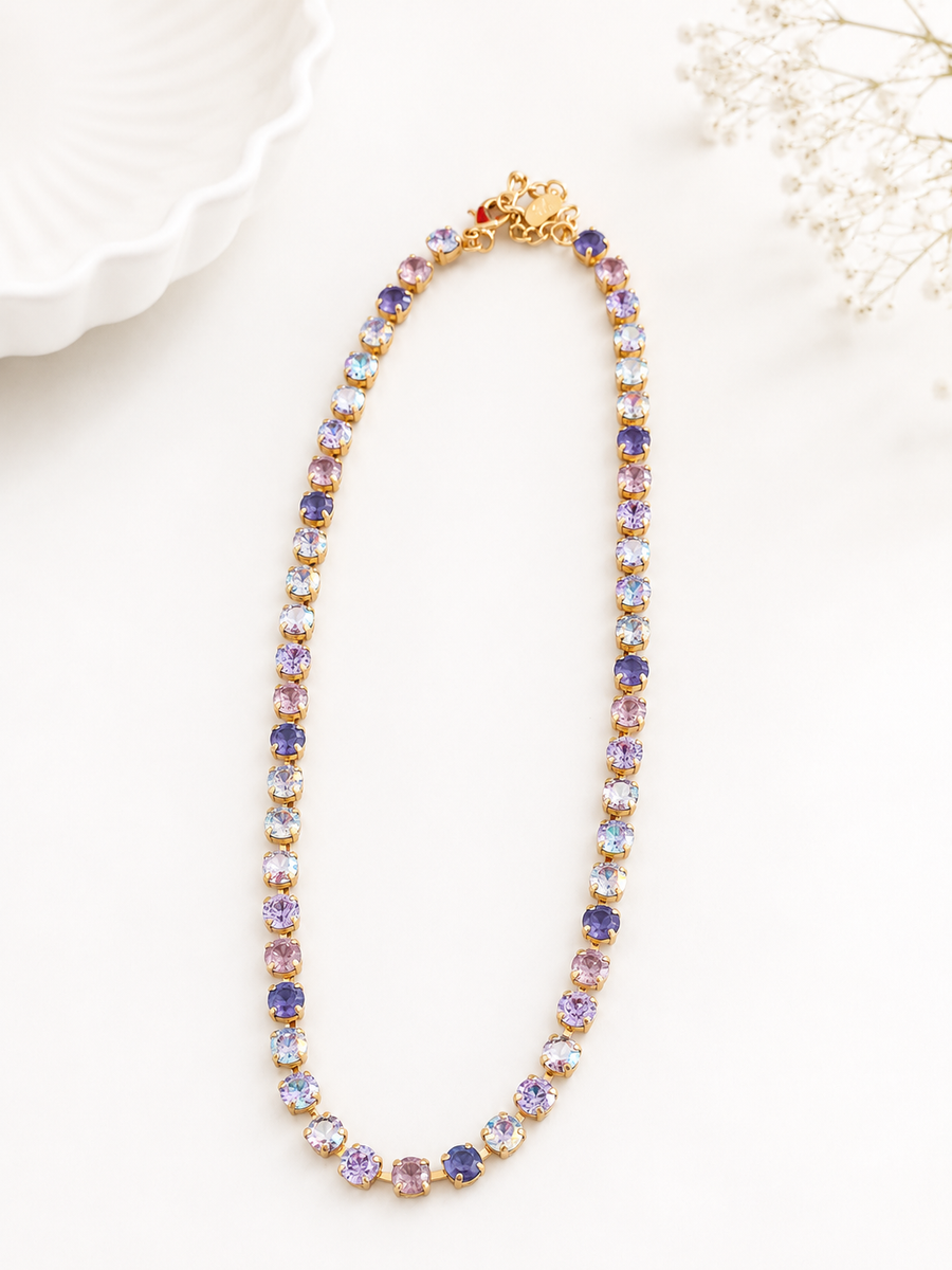 VIOLET MIX SWAROVSKI NECKLACE