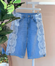 LACE DETAILED JORTS