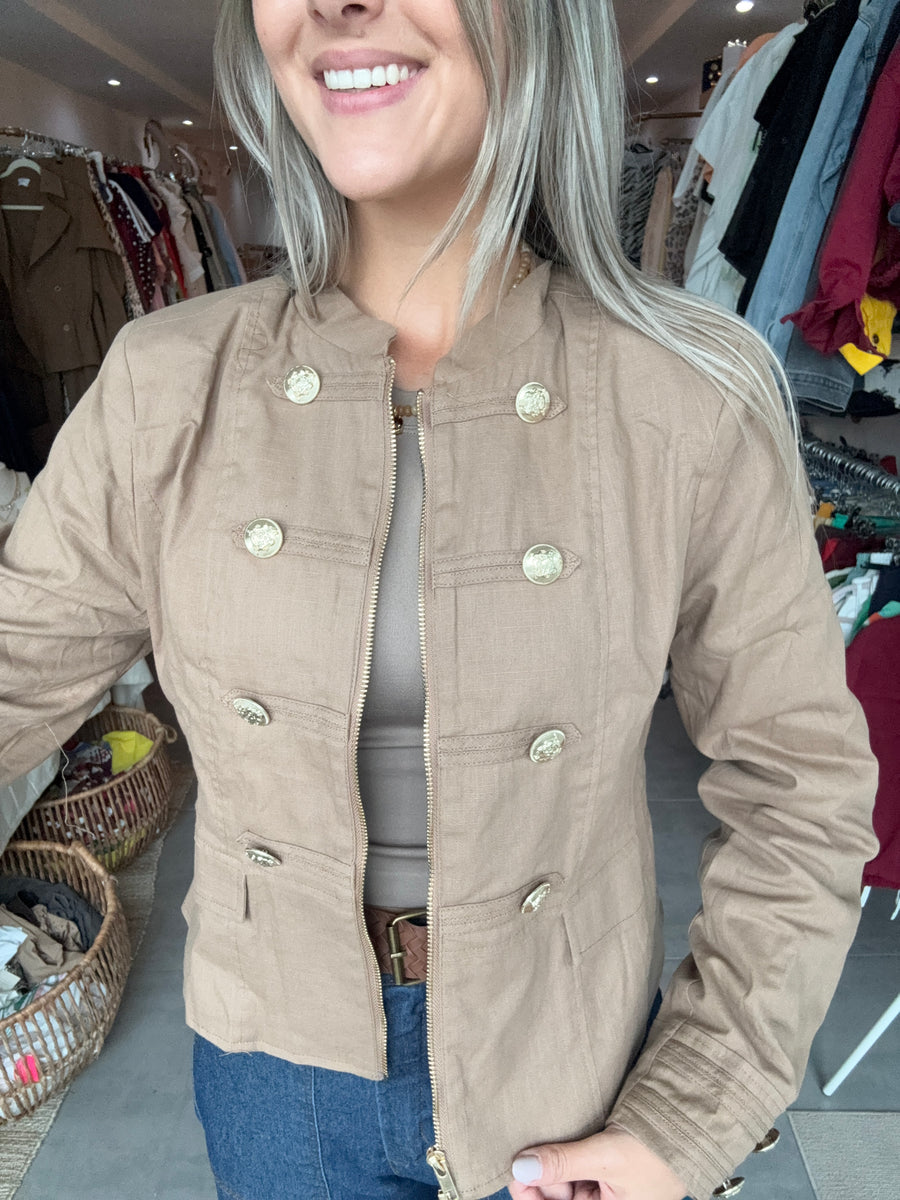 BEIGE NAPOLEON JACKET