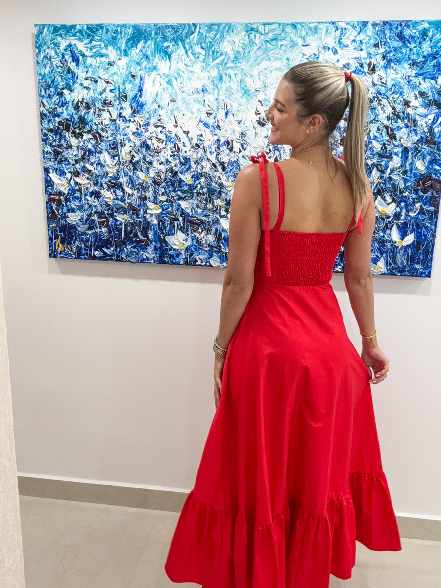 RED DREAMY DRESS
