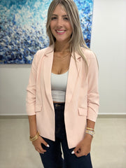 BLUSH PINK TAILORED BLAZER